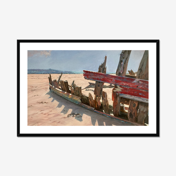 Ribs and Shadow shown in a frame as an example. (Framed prints available on request.)